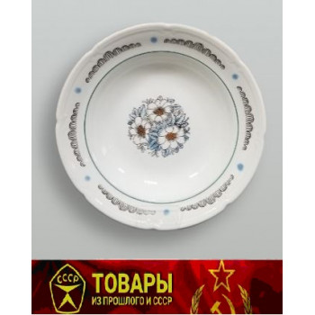 Тарелка фарфоровая обеденная глубокая